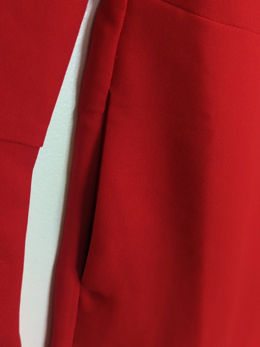 🌸Banana Republic Red Bell Sleeve Knee Length Shift‎ Dress With Pockets Size 6